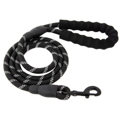 5FT Reflective Dog Leash Nylon with Padded Handle