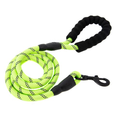 5FT Reflective Dog Leash Nylon with Padded Handle